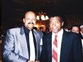 Spider Jones with boxing great Floyd Patterson