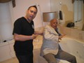 Spider in LA visiting his buddy Russell Peters